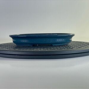#25 Glazed Blue Bonsai Pot